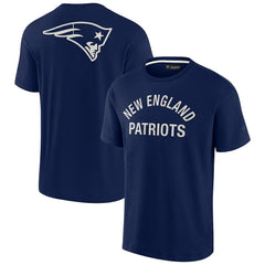 New England Patriots Unisex Elements Super Soft Short Sleeve T-Shirt - Navy outlet