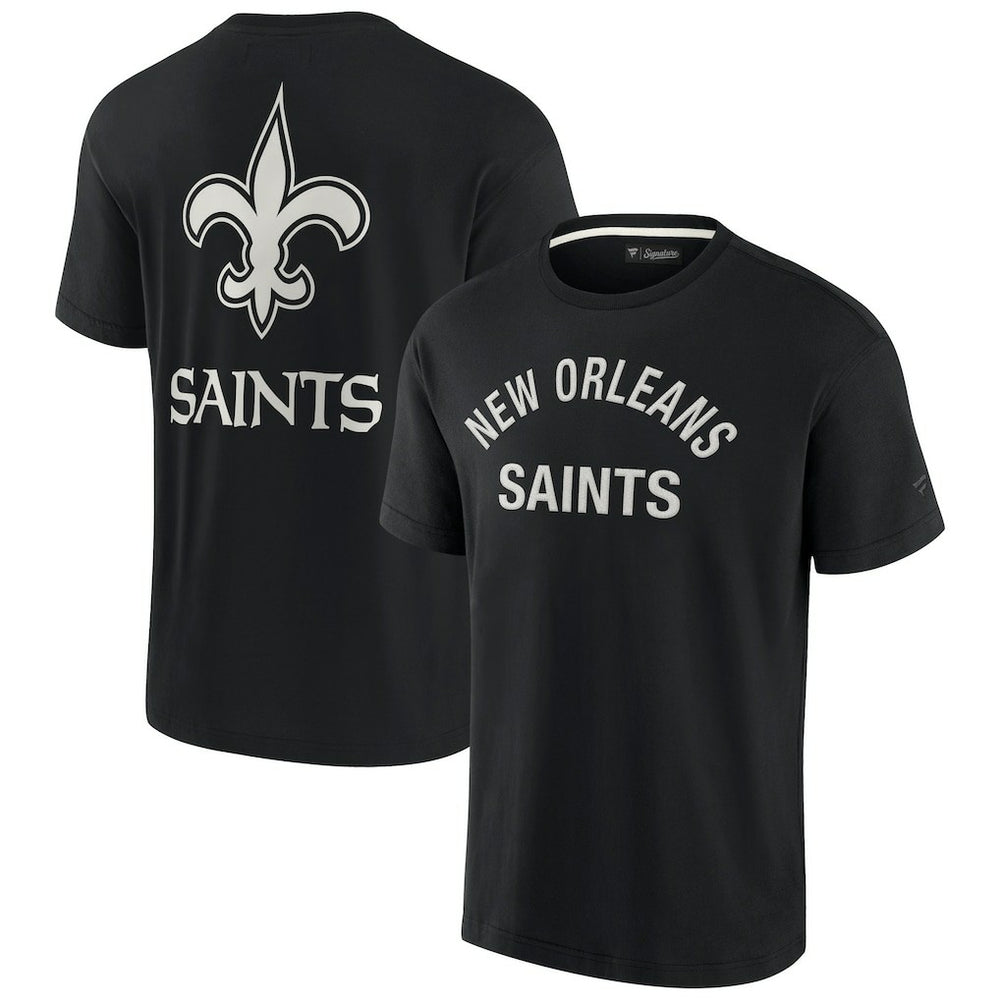 New Orleans Saints Unisex Elements Super Soft Short Sleeve T-Shirt - Black cheap