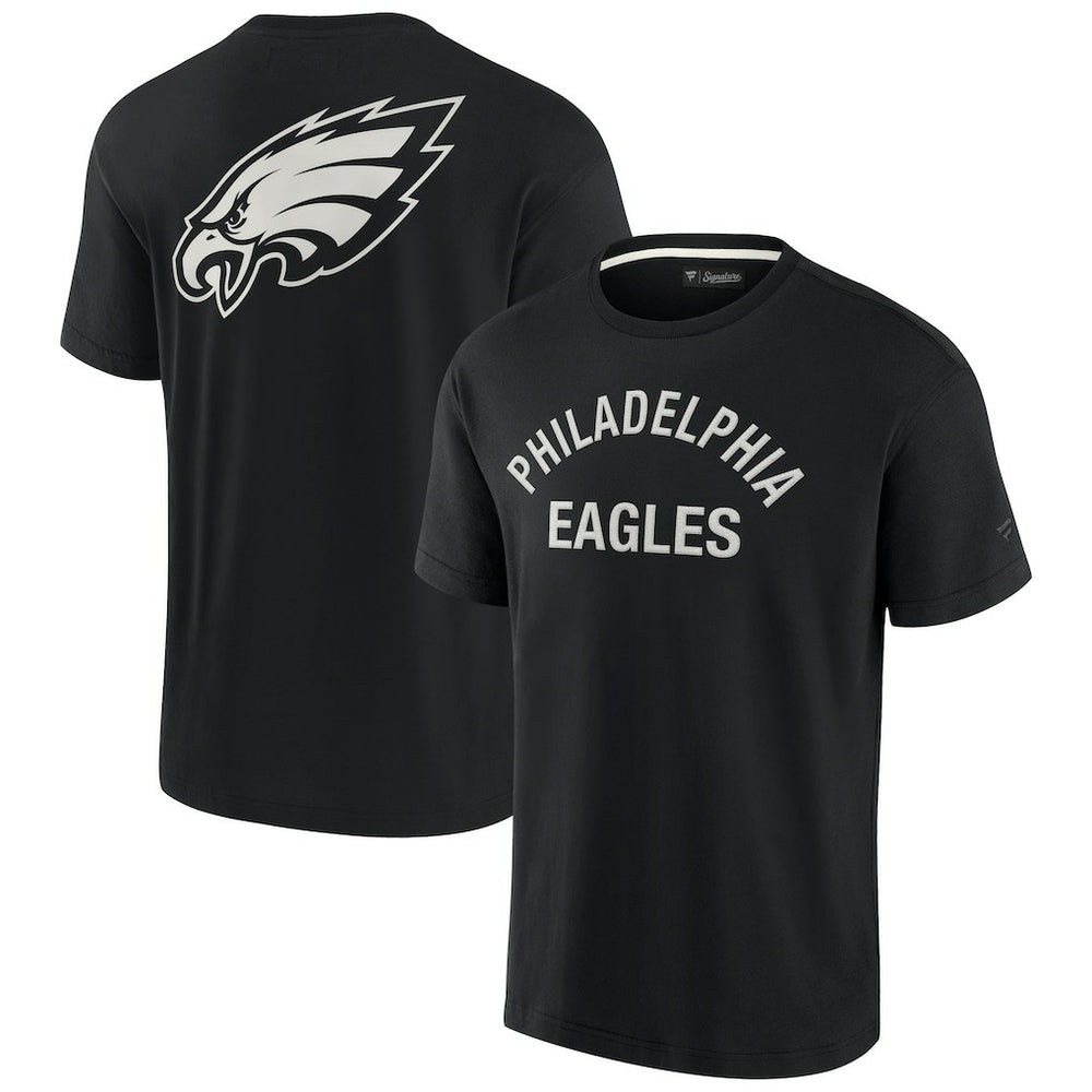 Philadelphia Eagles Unisex Elements Super Soft Short Sleeve T-Shirt - Black cheap