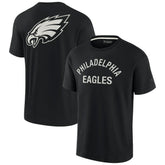 Philadelphia Eagles Unisex Elements Super Soft Short Sleeve T-Shirt - Black cheap