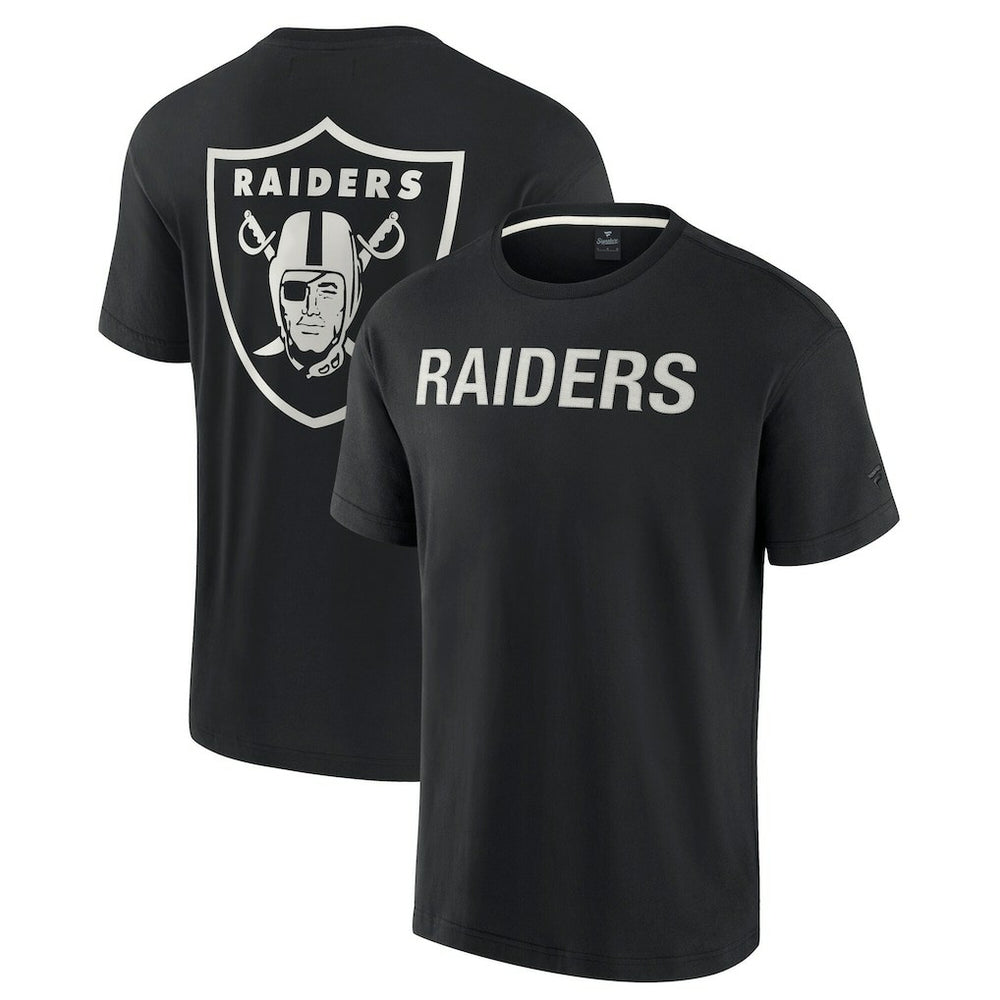 Las Vegas Raiders Unisex Elements Super Soft Short Sleeve T-Shirt - Black discount