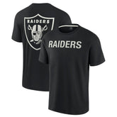 Las Vegas Raiders Unisex Elements Super Soft Short Sleeve T-Shirt - Black discount
