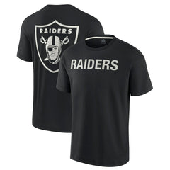 Las Vegas Raiders Unisex Elements Super Soft Short Sleeve T-Shirt - Black discount