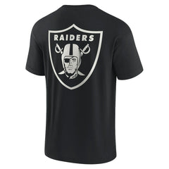 Las Vegas Raiders Unisex Elements Super Soft Short Sleeve T-Shirt - Black discount