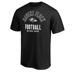 Baltimore Ravens Nickname Arc T-Shirt - Black for sale