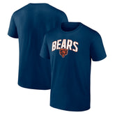 Chicago Bears Arched Kicker Stencil T-Shirt - Navy cheap