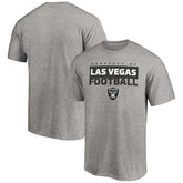 Las Vegas Raiders Gain Ground T-Shirt - Heather Gray sale