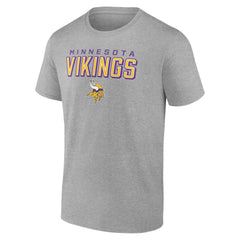 Minnesota Vikings Swagger T-Shirt - Heather Gray discount