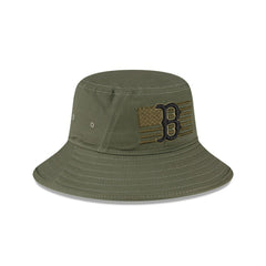 Boston Red Sox 2023 Armed Forces Day Bucket Hat Green