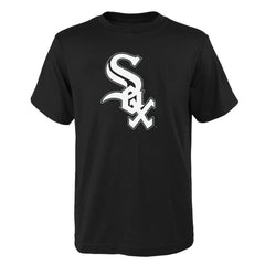 Chicago White Sox Youth Logo Primary Team T-Shirt Black