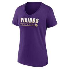 Minnesota Vikings Women's Primary Play V-Neck T-Shirt - Purple online
