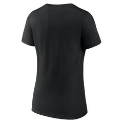 New Orleans Saints Women's Primary Play V-Neck T-Shirt - Black outlet