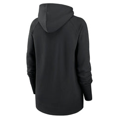 New Orleans Saints Women's Asymmetrical Raglan Full-Zip Hoodie - Black online