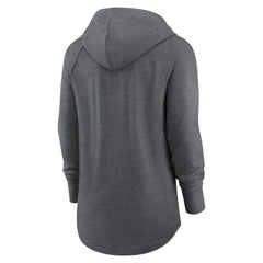 Dallas Cowboys Women's Raglan Funnel Neck Pullover Hoodie - Heather Charcoal cheap
