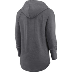 Green Bay Packers Women's Raglan Funnel Neck Pullover Hoodie - Heather Charcoal outlet