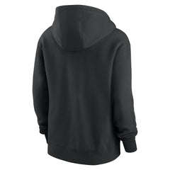 New York Jets Women's Wordmark Club Fleece Pullover Hoodie - Black discount