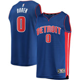 Jalen Duren Detroit Pistons Fast Break Replica Jersey sale - Icon Editi- Blue on sale