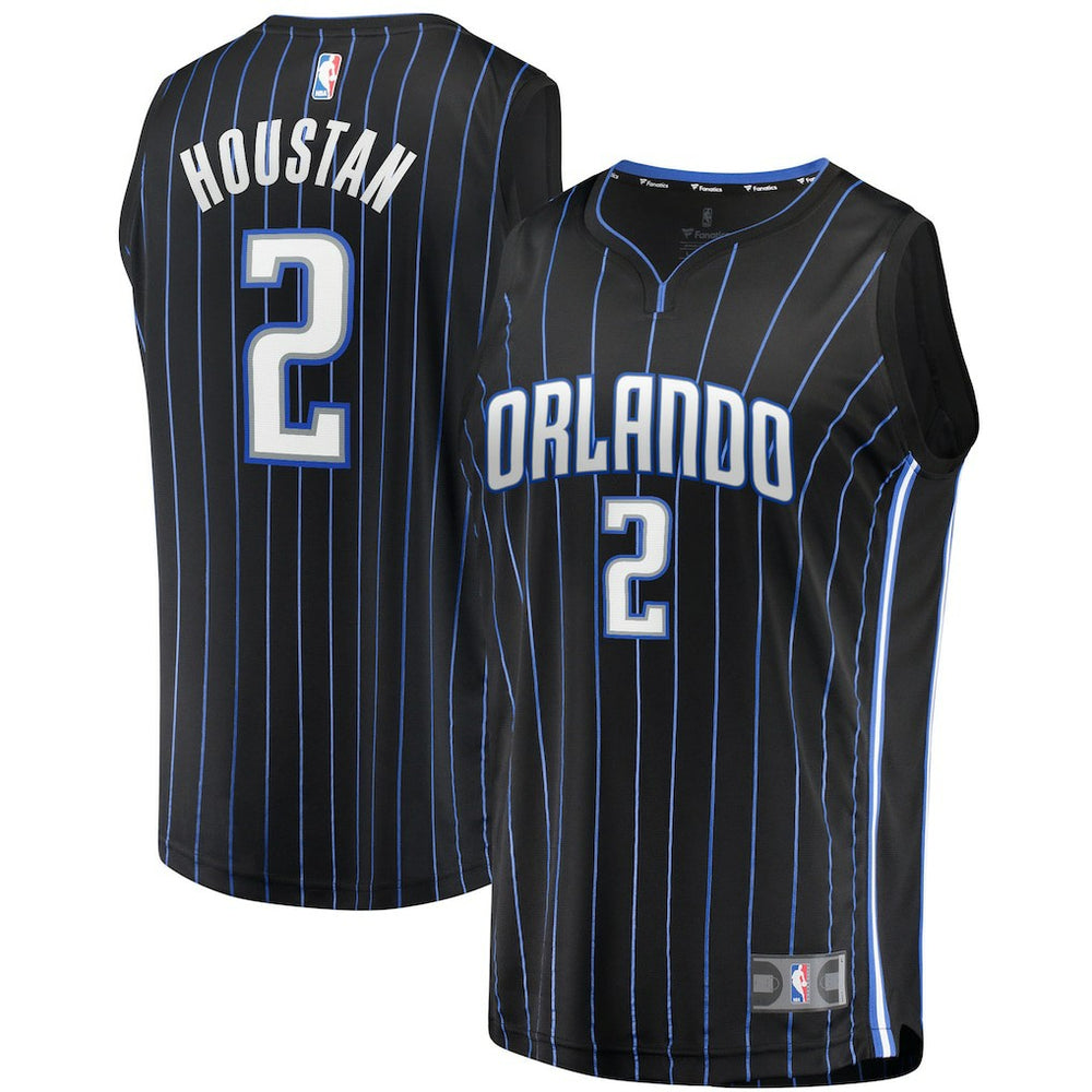 Caleb Houstan Orlando Magic Fast Break Replica Jersey - Icon Edition - Black cheap