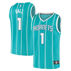 LaMelo Ball Charlotte Hornets Fast Break Replica Jersey - Icon Edition - Teal sale
