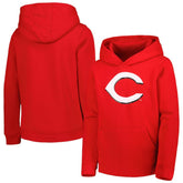 Cincinnati Reds Youth Team Primary Logo Pullover Hoodie Red