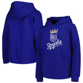 Kansas City Royals Youth Team Primary Logo Pullover Hoodie Royal