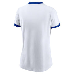 Los Angeles Rams Women's Rewind Ringer T-Shirt - White outlet