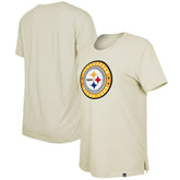 Pittsburgh Steelers New Era Women's 2023 NFL Draft T-Shirt - Cream discount