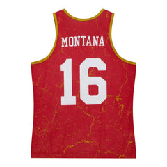 Joe Montana San Francisco 49ers 1989 Player Burst Tank Top - Scarlet sale