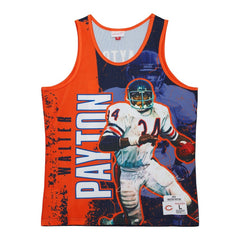 Walter Payton Chicago Bears 1983 Player Burst Tank Top - Navy on sale
