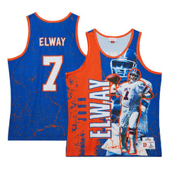 John Elway Denver Broncos 1994 Player Burst Tank Top - Royal online