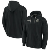 Miami Marlins Unisex Elements Super Soft Fleece Pullover Hoodie Black