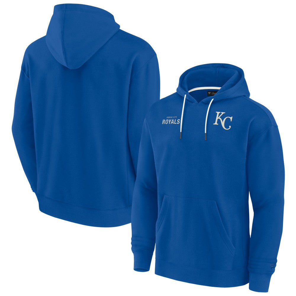 Kansas City Royals Unisex Elements Super Soft Fleece Pullover Hoodie Royal