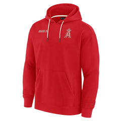 Los Angeles Angels Unisex Elements Super Soft Fleece Pullover Hoodie Red