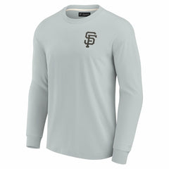 San Francisco Giants Unisex Elements Super Soft Long Sleeve T-Shirt Gray