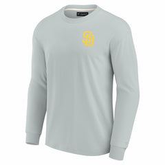 San Diego Padres Unisex Elements Super Soft Long Sleeve T-Shirt Gray