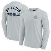 St. Louis Cardinals Unisex Elements Super Soft Long Sleeve T-Shirt Gray
