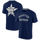 Houston Astros Unisex Elements Super Soft Short Sleeve T-Shirt Navy