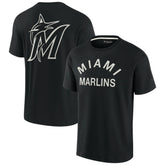 Miami Marlins Unisex Elements Super Soft Short Sleeve T-Shirt Black