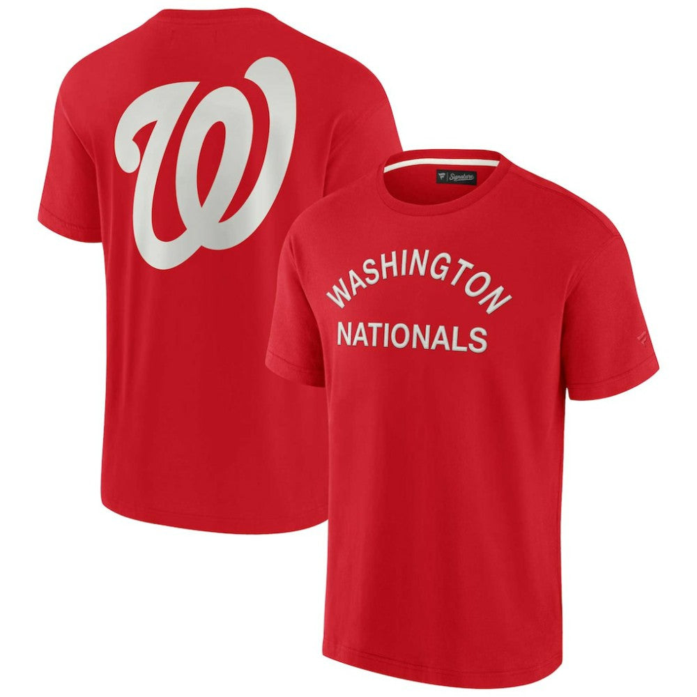 Washington Nationals Unisex Elements Super Soft Short Sleeve T-Shirt Red