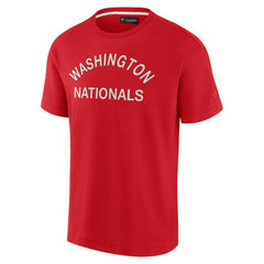 Washington Nationals Unisex Elements Super Soft Short Sleeve T-Shirt Red