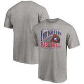 Chicago Cubs Cooperstown Collection Winning Time T-Shirt Heather Gray