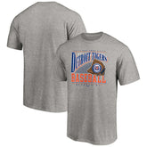 Detroit Tigers Cooperstown Collection Winning Time T-Shirt Heather Gray