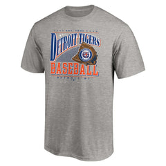 Detroit Tigers Cooperstown Collection Winning Time T-Shirt Heather Gray