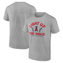 Los Angeles Angels Team Go For Two T-Shirt Heather Gray