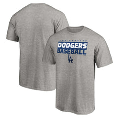 Los Angeles Dodgers Gain Ground T-Shirt Heather Gray