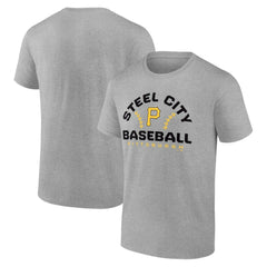 Pittsburgh Pirates Team Go For Two T-Shirt Heather Gray