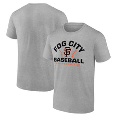 San Francisco Giants Team Go For Two T-Shirt Heather Gray
