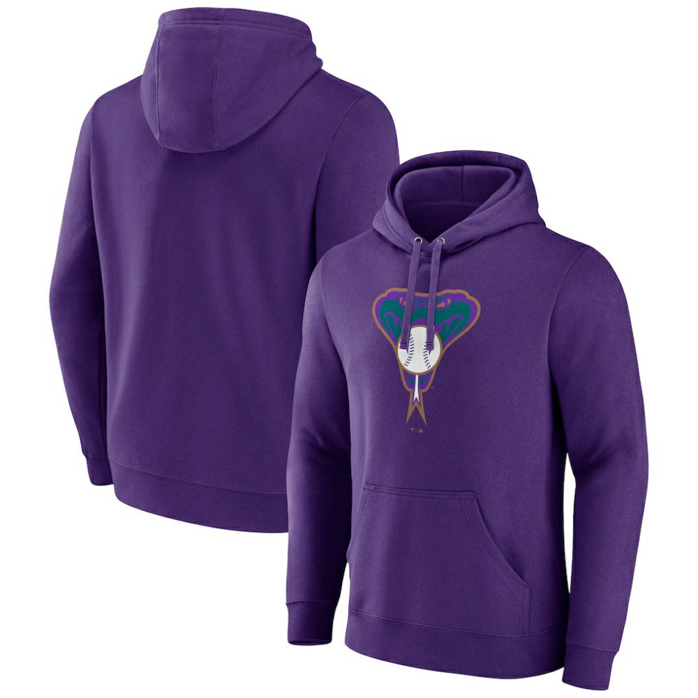 Arizona Diamondbacks Cooperstown Collection Pullover Hoodie Purple