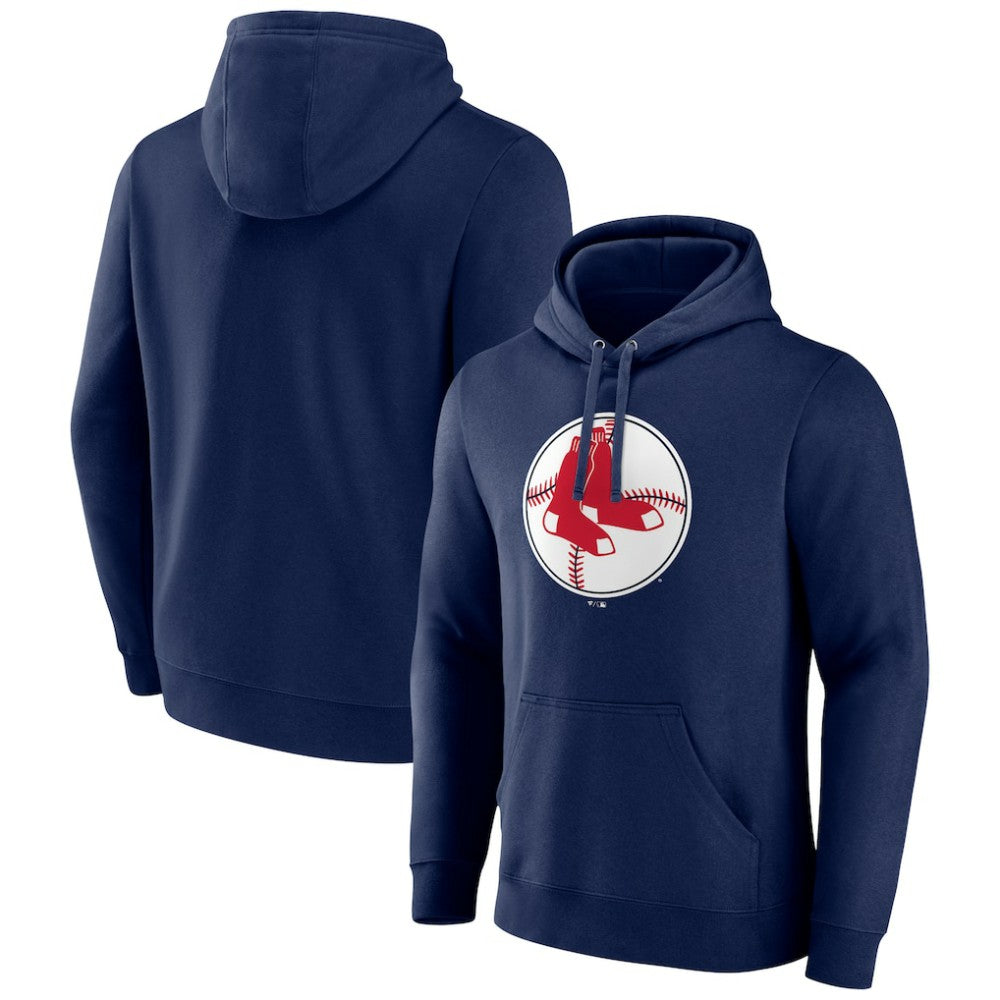 Boston Red Sox Cooperstown Collection Pullover Hoodie Navy