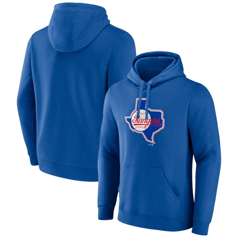 Texas Rangers Cooperstown Collection Pullover Hoodie Royal